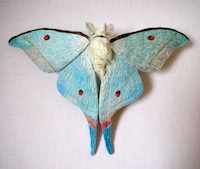Embroidered Butterfly Sculptures Image 3