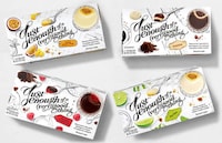 Typographic Dessert Cups Image 3