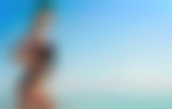 Monochromatic Swimwear Editorials