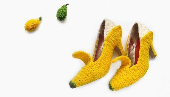 Crochet Fruit Footwear