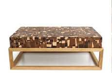 Mosaic Wooden Tables
