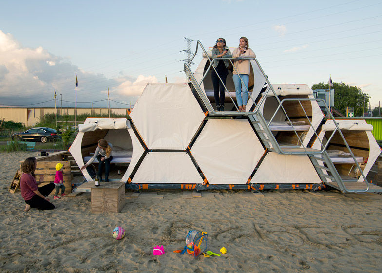 Modular Honeycomb Campers