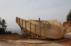 Communal Wooden Podiums