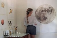 Cosmic Watercolor Paintings Image 2