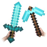 Pixelated Gamer Axes Image 3