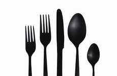 Matte Charcoal Cutlery