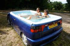 Upcycled Jacuzzi Convertibles