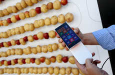 Vegetable Phone-Charging Walls