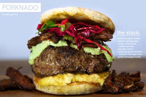 Stacked Meat Burgers
