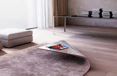 Folded Carpet Coffee Tables