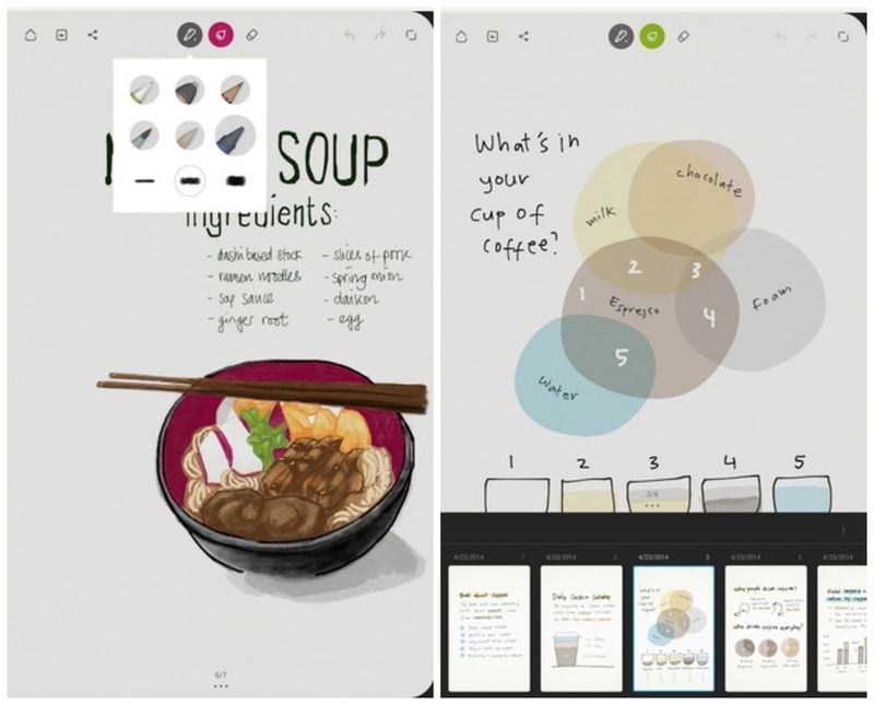 Notebook-Mimicking Apps