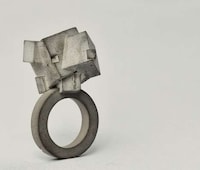 Sculptural Concrete Jewelry Image 5