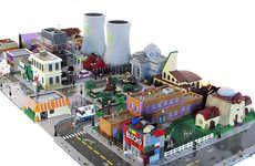 Cartoon Town LEGO Dioramas