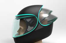 Futuristic Motorcycle Helmets