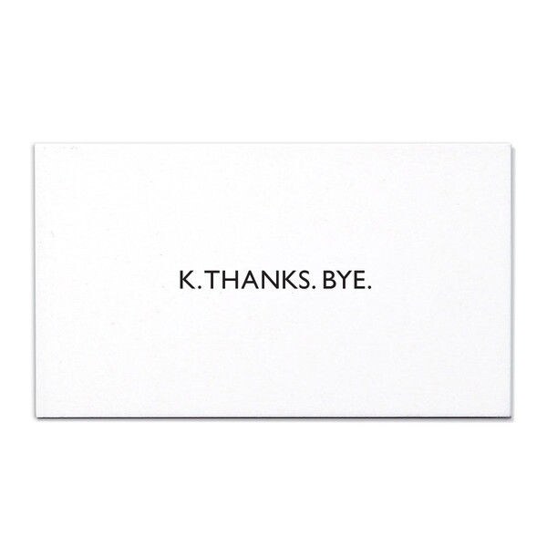 Succinct Thank You Cards