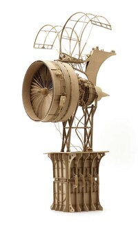 Cardboard Flying Sculptures Image 2