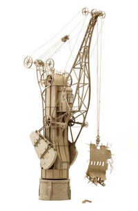 Cardboard Flying Sculptures Image 3