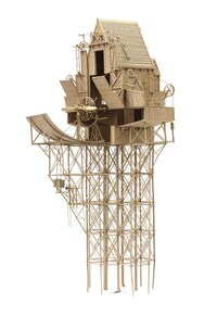 Cardboard Flying Sculptures Image 5