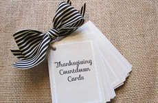 Thanksgiving Countdown Cards