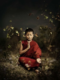 Heartwarming Monk Photography Image 5