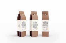 Minimalist Milk Chocolate Branding