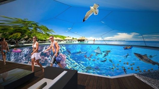 Virtual Reality Swimming Pools