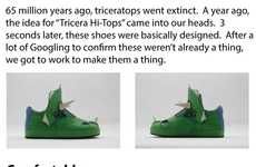 Dinosaur-Shaped Sneakers