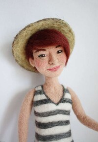 Personalized Felt Figurines Image 2