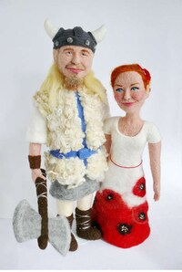 Personalized Felt Figurines Image 4