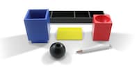 Colorful Geometric Stationery Image 2