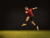 Yellow-Drenched Soccer Boots Image 3