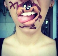Pop Culture Face Paint Image 6