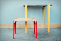 Colorfully Clasping Table Legs Image 6