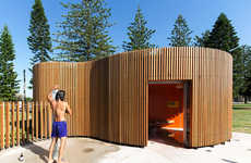 Beachfront Shower Blocks