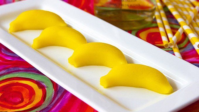Boozy Banana Shots