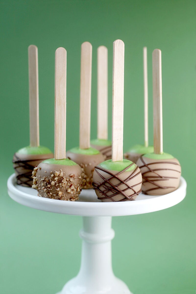 Candy Apple Cake Pops