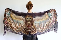 Avian Feather Scarves Image 4