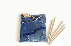 Denim Pencil Cases
