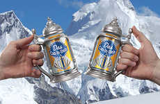 Beer Can Steins