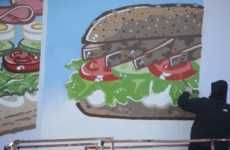 Freshly Painted Food Billboards