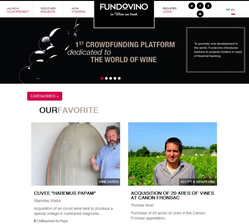Wine-Focused Funding Platforms