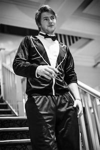 Black Tie Track Suits Image 6