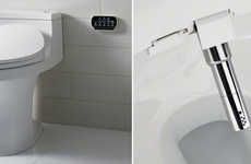 Bidet-Fitted Toilet Seats