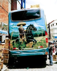 Airbrushed Bus Photography Image 4