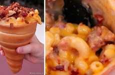 Cheesy Macaroni Cones