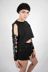 Caged Sleeve Attire Image 2