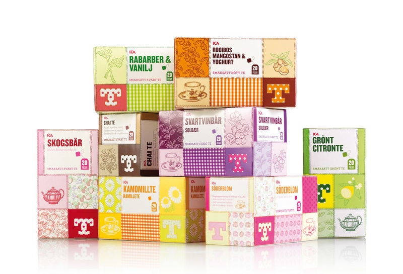 Quilted Tea Packaging