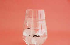 Hydration-Encouraging Glassware