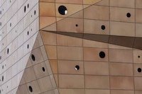 Illuminated Industrial Architecture Image 3