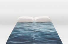 Oceanic Bedspread Decor